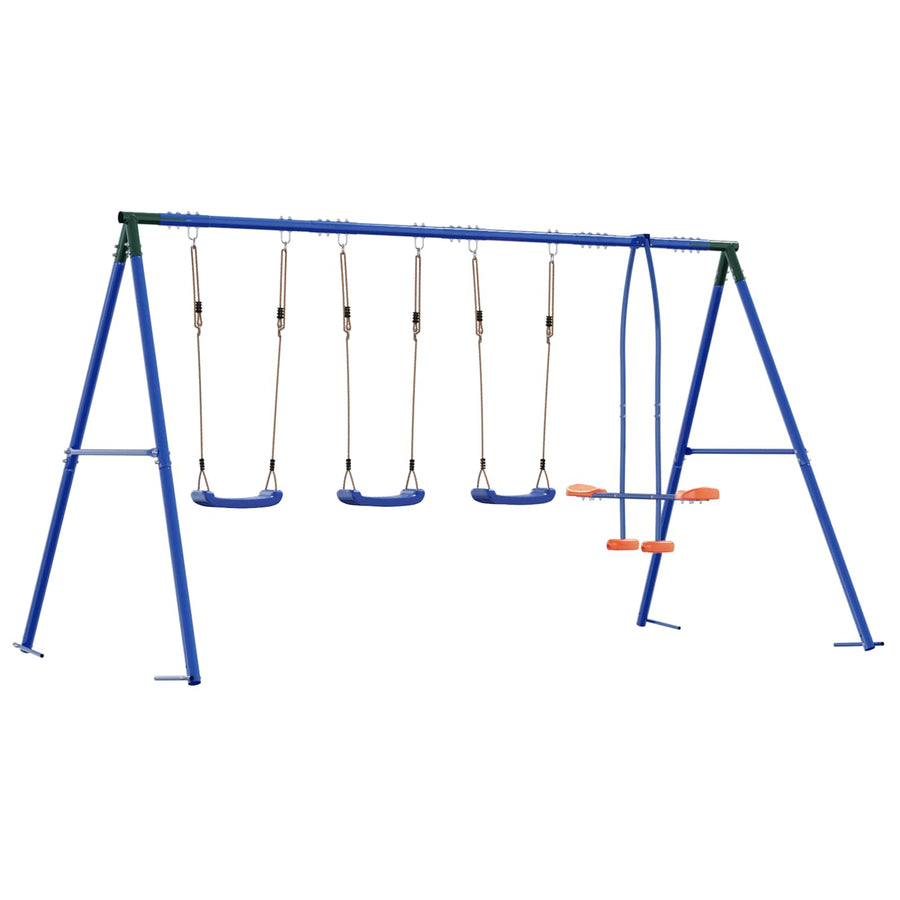 Buiten Schommelset Meerkleurig 330 x 185 x 185 cm Staal en PE
