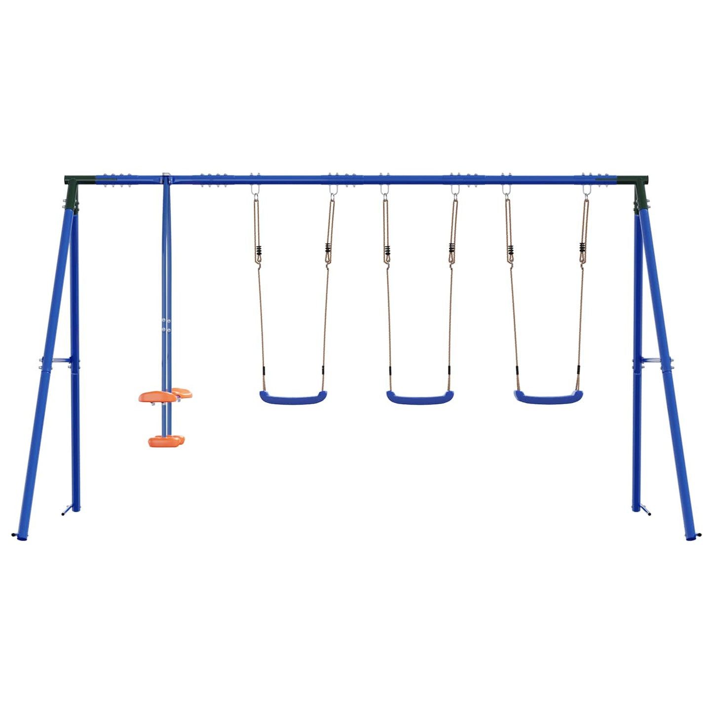 Buiten Schommelset Meerkleurig 330 x 185 x 185 cm Staal en PE