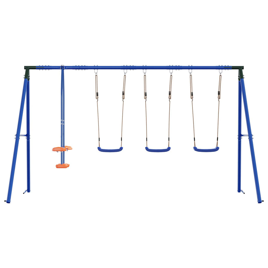 Buiten Schommelset Meerkleurig 330 x 185 x 185 cm Staal en PE