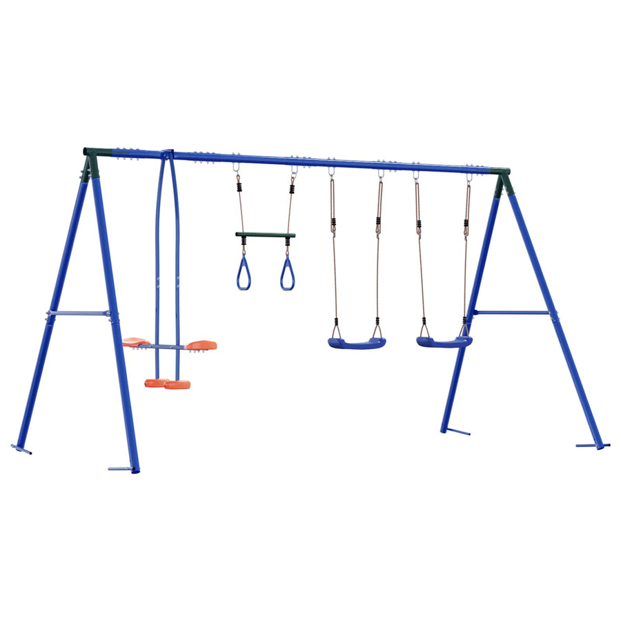 Buiten Schommelset Meerkleurig 330 x 185 x 185 cm Staal en PE
