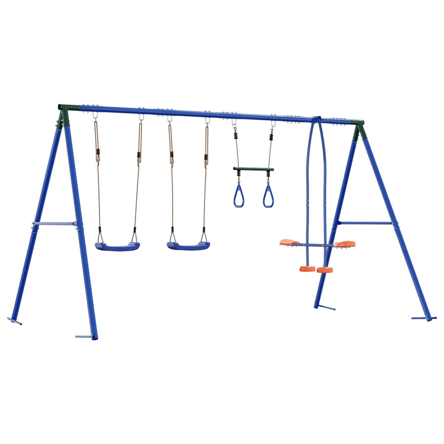 Buiten Schommelset Meerkleurig 330 x 185 x 185 cm Staal en PE