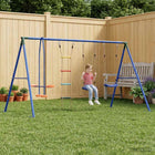 Schommelset buiten 330x185x185 cm staal PE meerkleurig