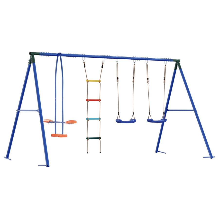 Buiten Schommelset Meerkleurig 330 x 185 x 185 cm Staal en PE