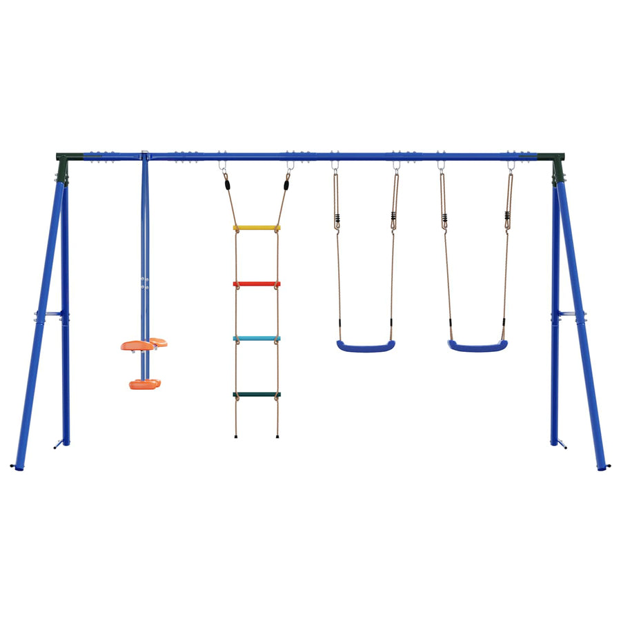 Buiten Schommelset Meerkleurig 330 x 185 x 185 cm Staal en PE