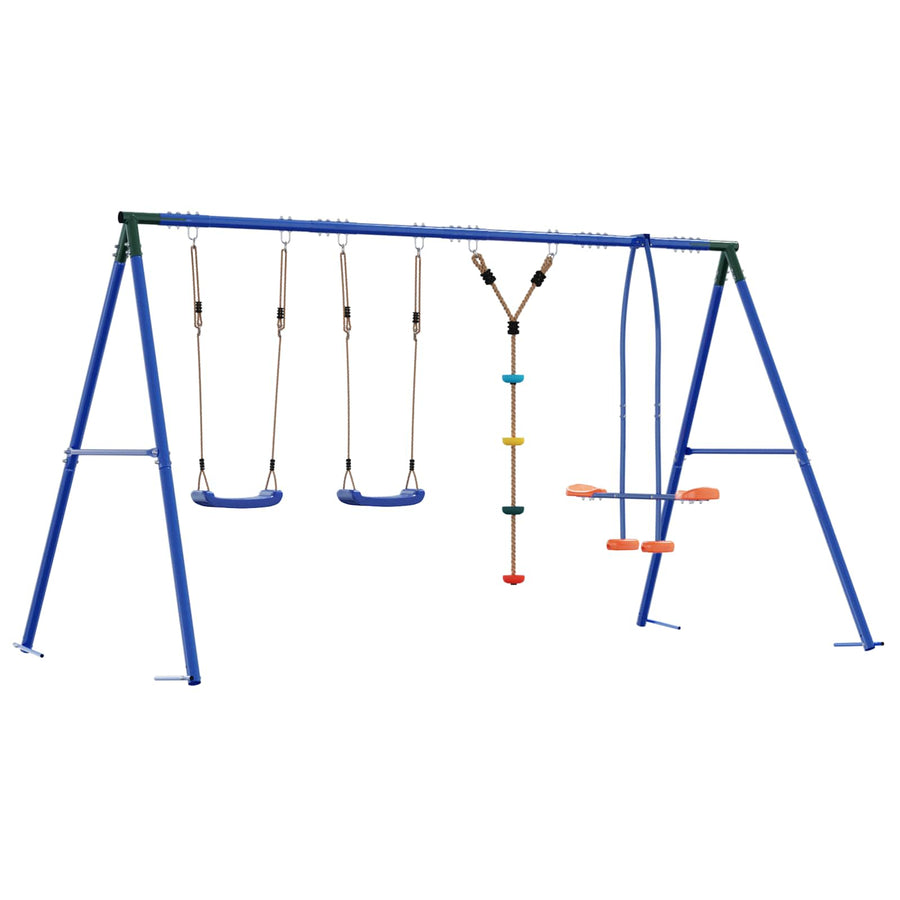 Buiten Schommelset Meerkleurig 330 x 185 x 185 cm Staal en PE