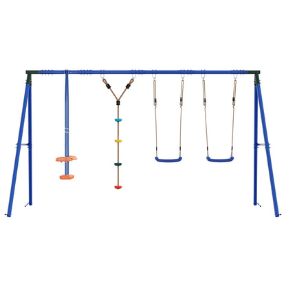 Buiten Schommelset Meerkleurig 330 x 185 x 185 cm Staal en PE