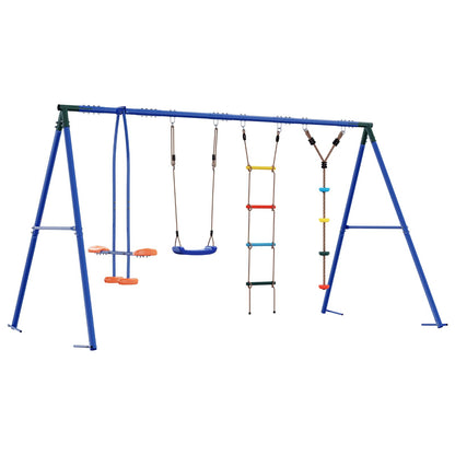 Buiten Schommelset Meerkleurig 330 x 185 x 185 cm Staal en PE