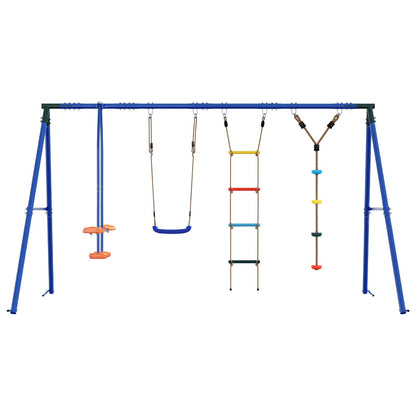 Buiten Schommelset Meerkleurig 330 x 185 x 185 cm Staal en PE