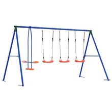 Buiten Schommelset Meerkleurig 330 x 185 x 185 cm Staal en PE