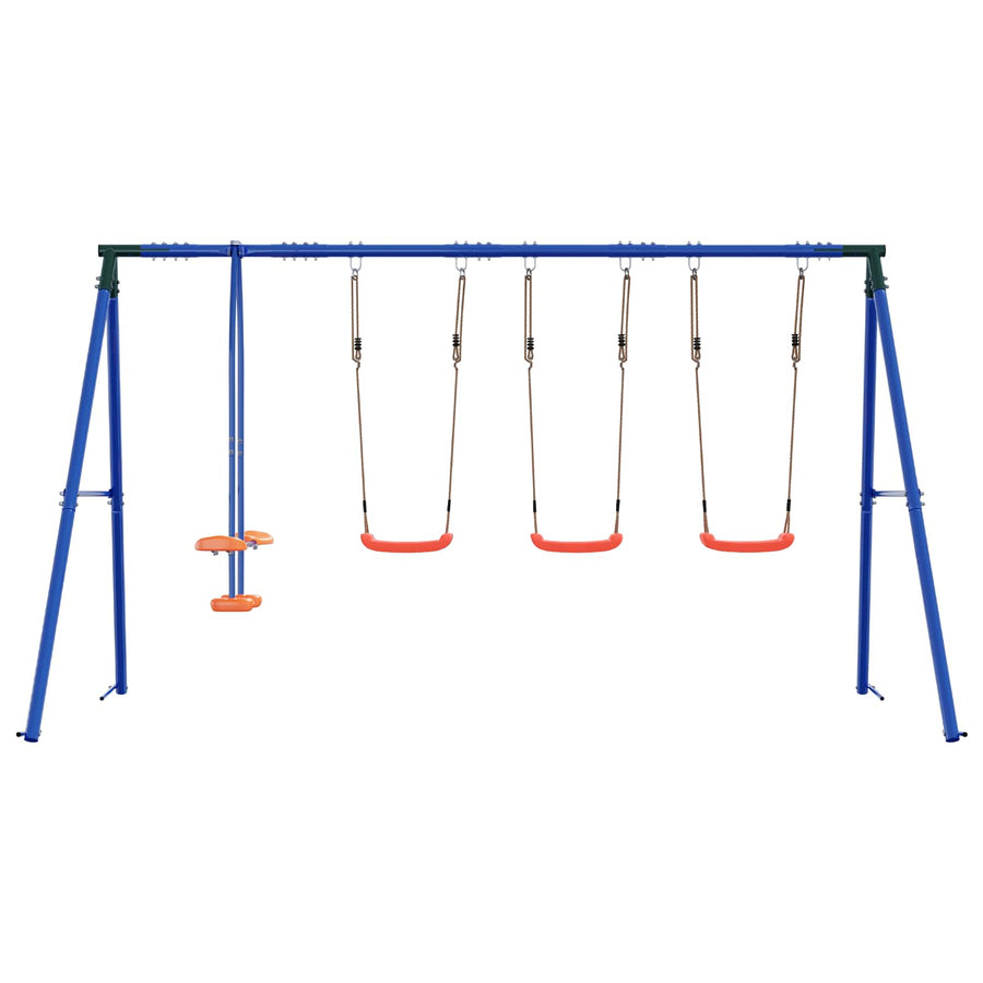 Buiten Schommelset Meerkleurig 330 x 185 x 185 cm Staal en PE