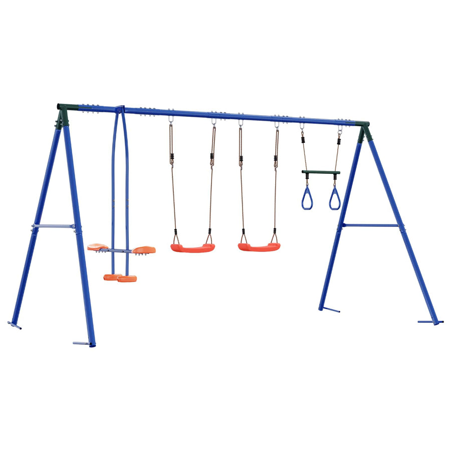 Buiten Schommelset Meerkleurig 330 x 185 x 185 cm Staal en PE