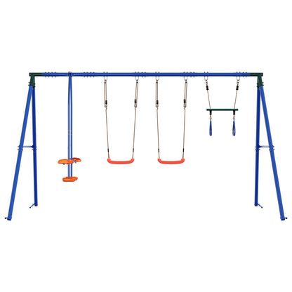 Buiten Schommelset Meerkleurig 330 x 185 x 185 cm Staal en PE