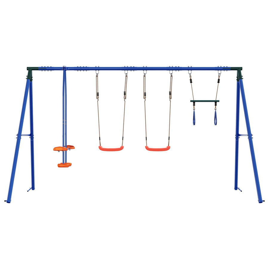 Buiten Schommelset Meerkleurig 330 x 185 x 185 cm Staal en PE