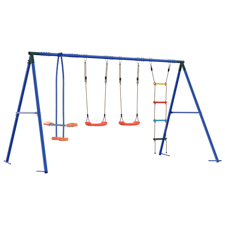 Buiten Schommelset Meerkleurig 330 x 185 x 185 cm Staal en PE