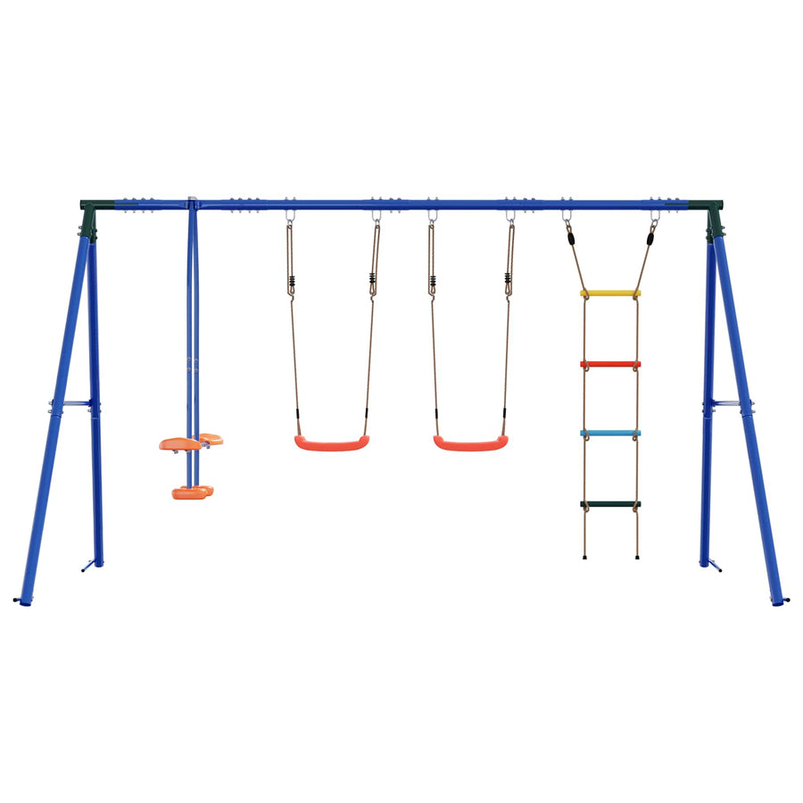 Buiten Schommelset Meerkleurig 330 x 185 x 185 cm Staal en PE