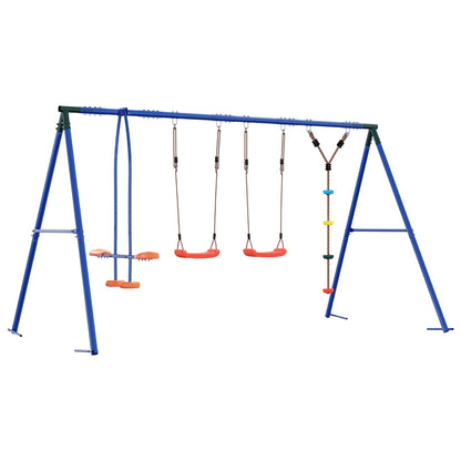 Buiten Schommelset Meerkleurig 330 x 185 x 185 cm Staal en PE