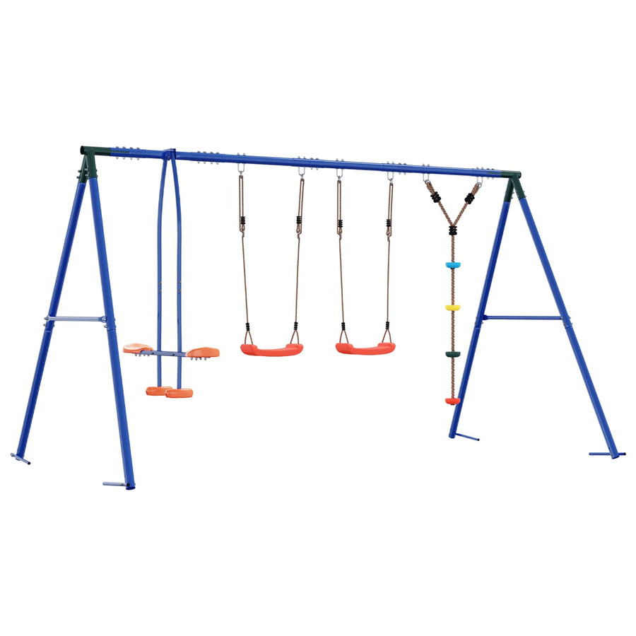Buiten Schommelset Meerkleurig 330 x 185 x 185 cm Staal en PE