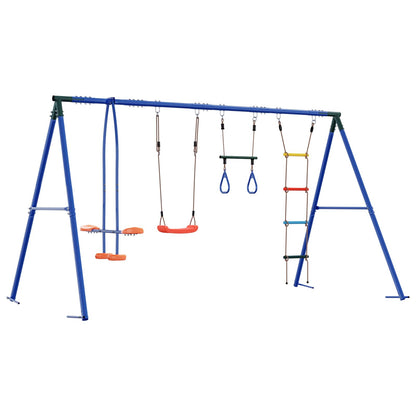 Buiten Schommelset Meerkleurig 330 x 185 x 185 cm Staal en PE
