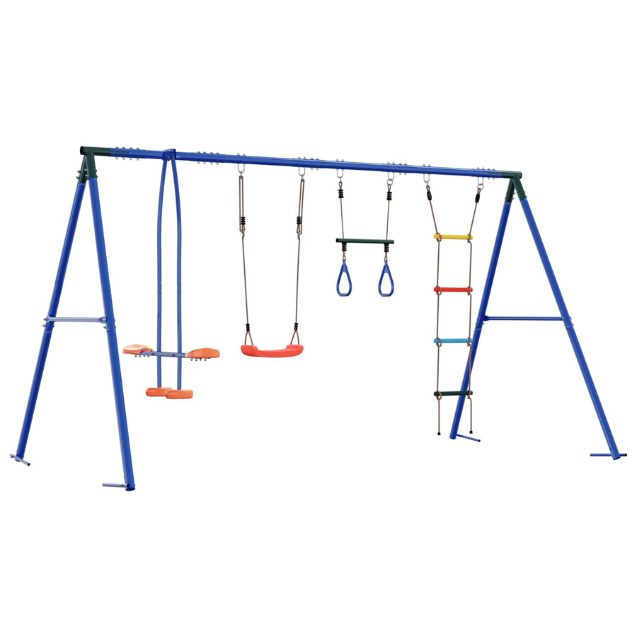 Buiten Schommelset Meerkleurig 330 x 185 x 185 cm Staal en PE