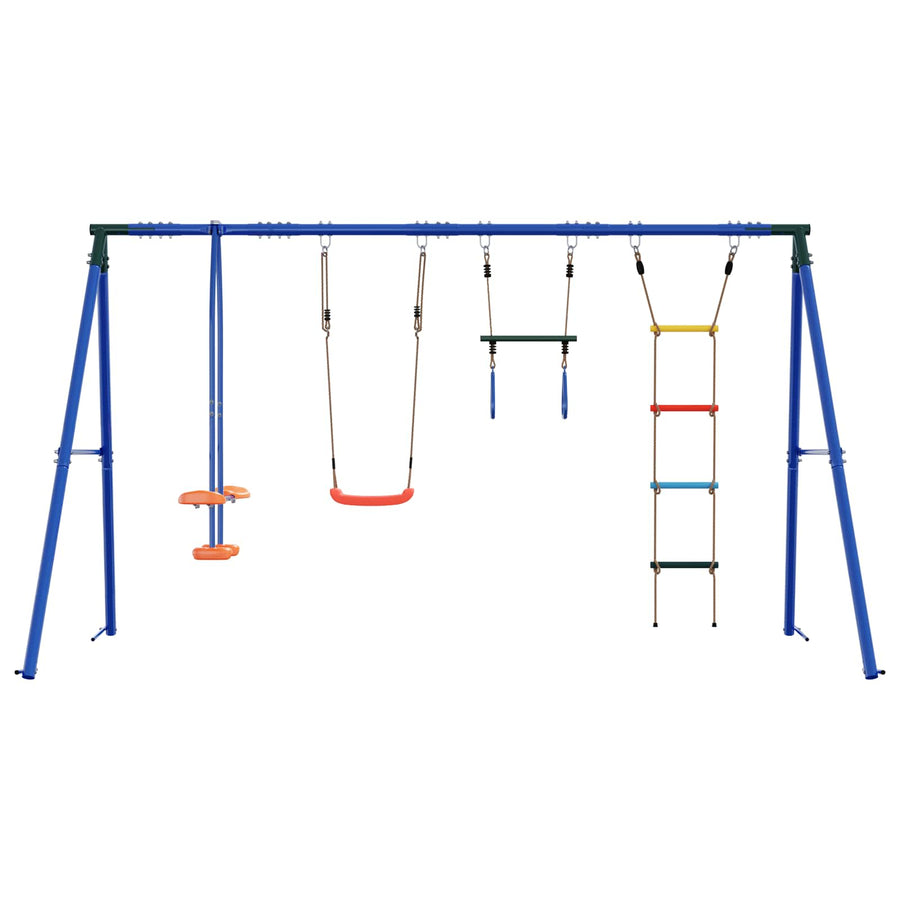 Buiten Schommelset Meerkleurig 330 x 185 x 185 cm Staal en PE
