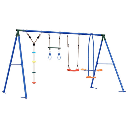 Buiten Schommelset Meerkleurig 330 x 185 x 185 cm Staal en PE