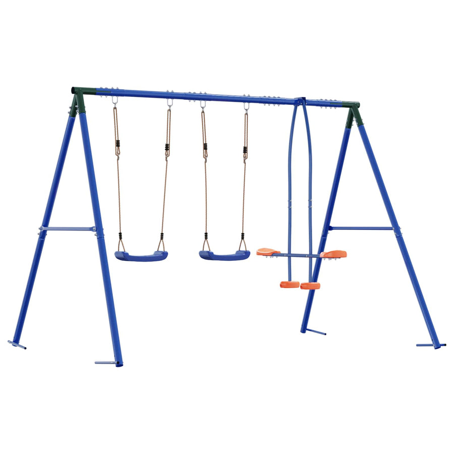 Buiten Schommelset Meerkleurig 263 x 185 x 185 cm Staal en PE