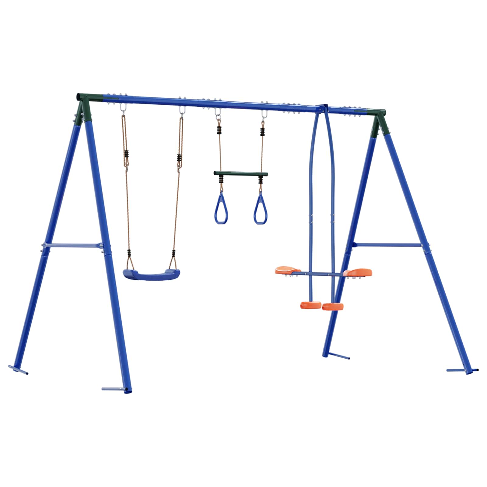 Buiten Schommelset Meerkleurig 263 x 185 x 185 cm Staal en PE