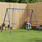 Schommelset meerkleurig 263x185x185 cm staal PE