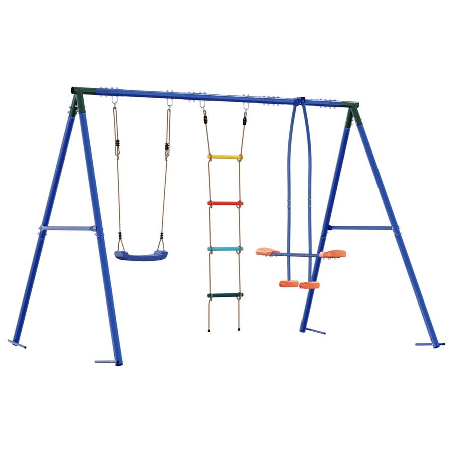 Buiten Schommelset Meerkleurig 263 x 185 x 185 cm Staal en PE