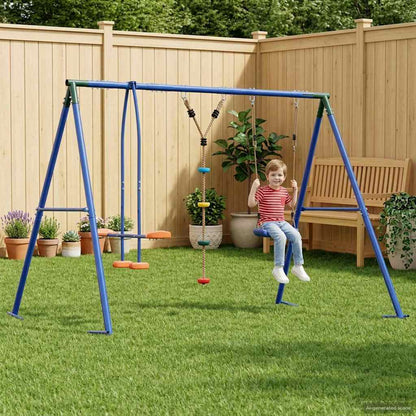 Buiten Schommelset Meerkleurig 263 x 185 x 185 cm Staal en PE