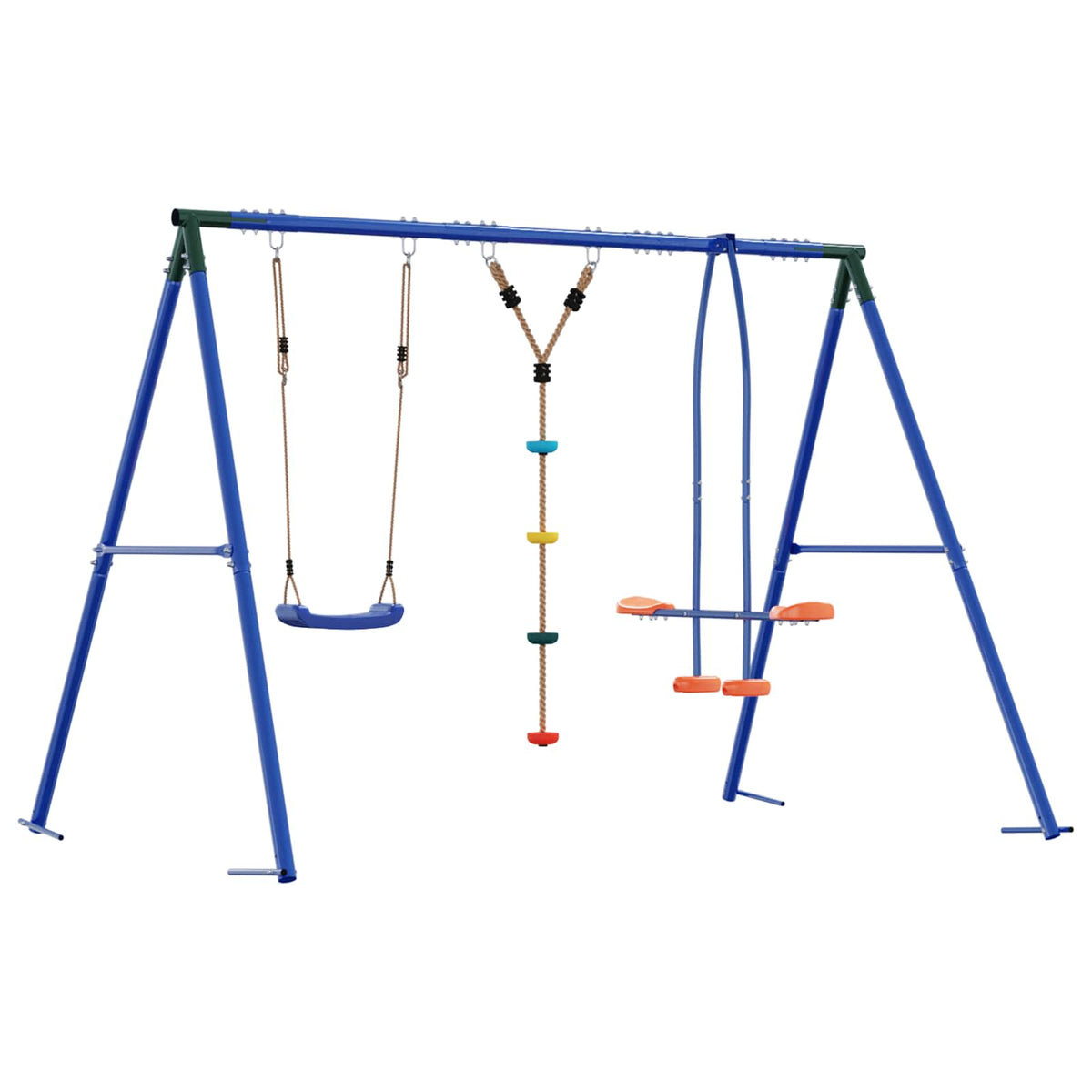 Buiten Schommelset Meerkleurig 263 x 185 x 185 cm Staal en PE