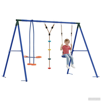 Buiten Schommelset Meerkleurig 263 x 185 x 185 cm Staal en PE