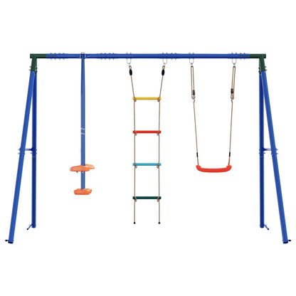 Buiten Schommelset Meerkleurig 263 x 185 x 185 cm Staal en PE