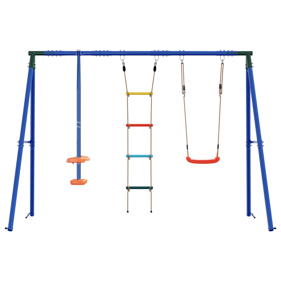 Buiten Schommelset Meerkleurig 263 x 185 x 185 cm Staal en PE