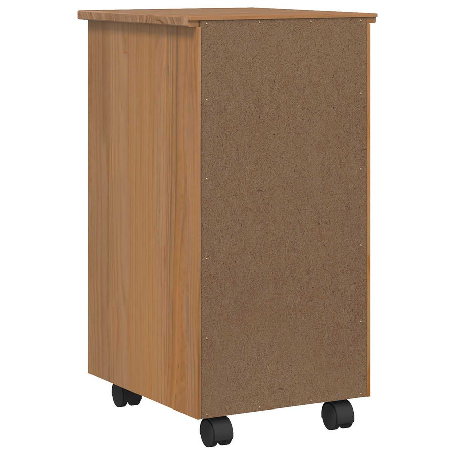 Rolkast met lades CORONA Massief grenenhout en engineered wood