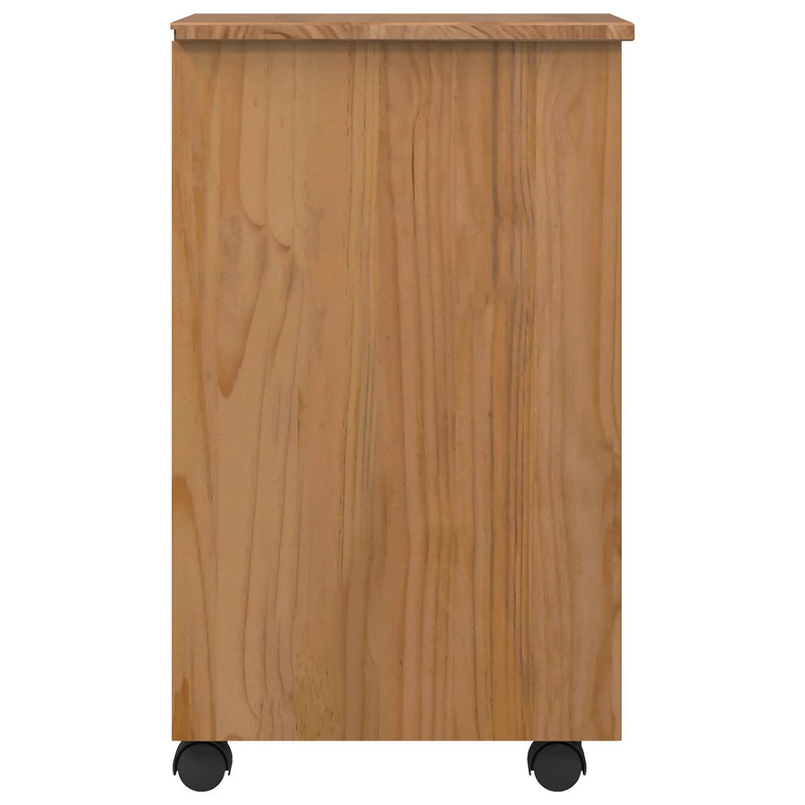 Rolkast met lades CORONA Massief grenenhout en engineered wood