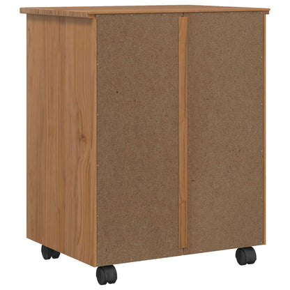 Rolkast met lades CORONA Massief grenenhout en engineered wood