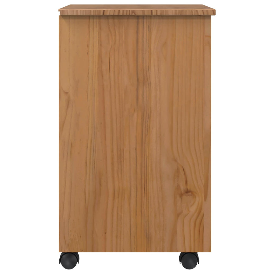 Rolkast met lades CORONA Massief grenenhout en engineered wood
