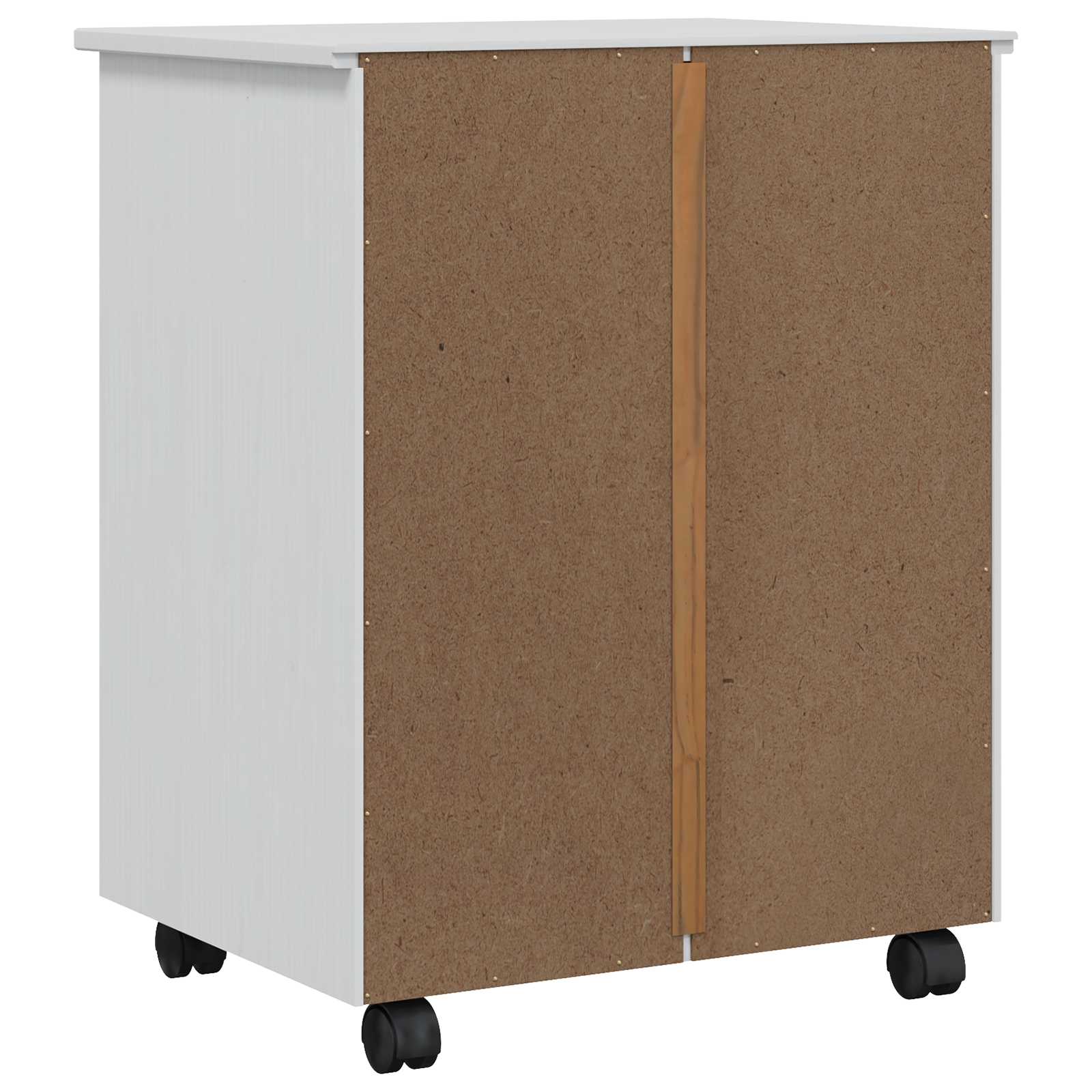 Rolkast met lades CORONA Massief grenenhout en engineered wood