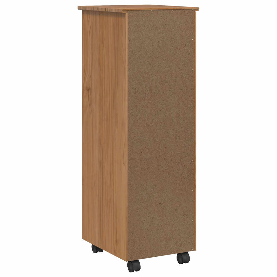 Rolkast met lades CORONA Massief grenenhout en engineered wood