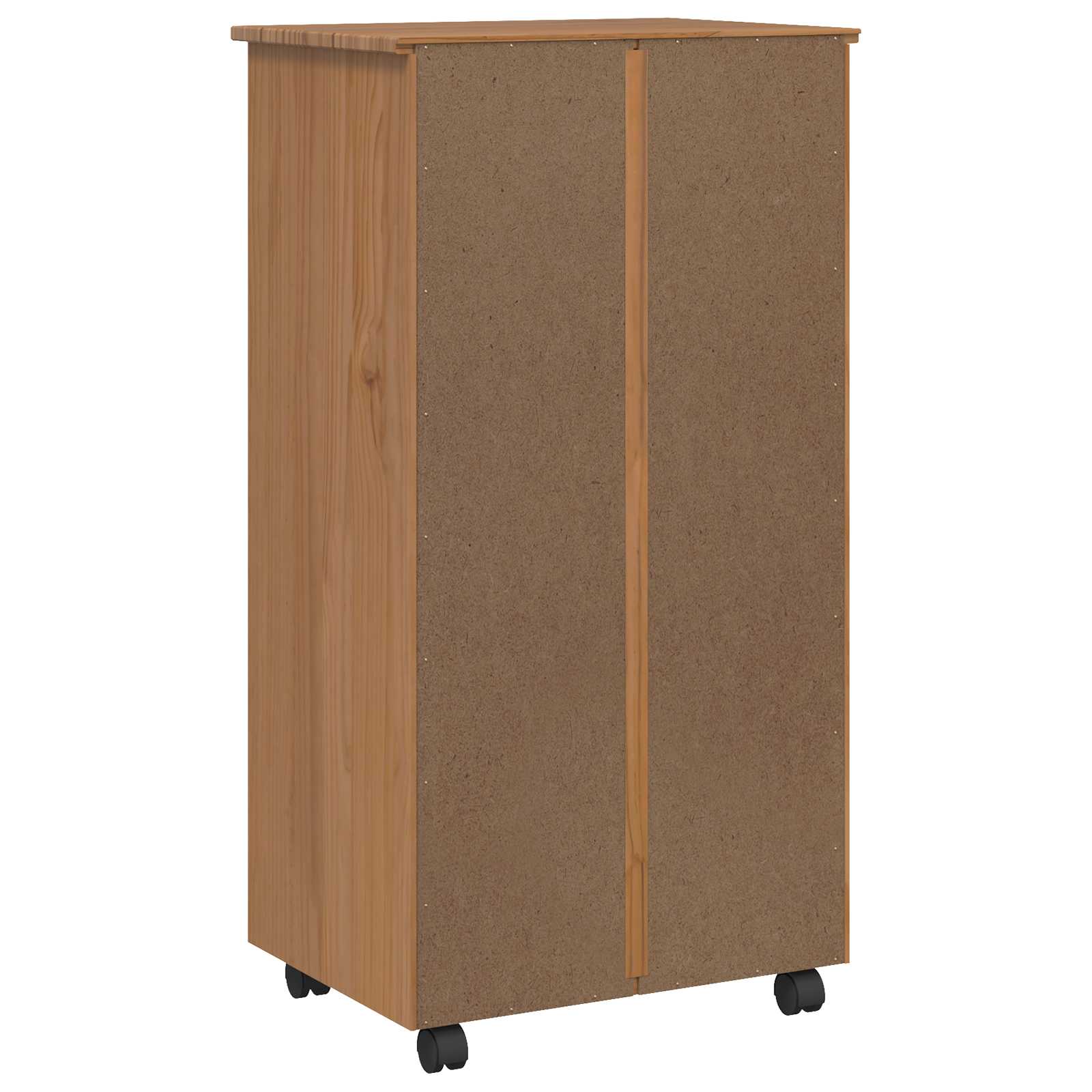 Rolkast met lades CORONA Massief grenenhout en engineered wood
