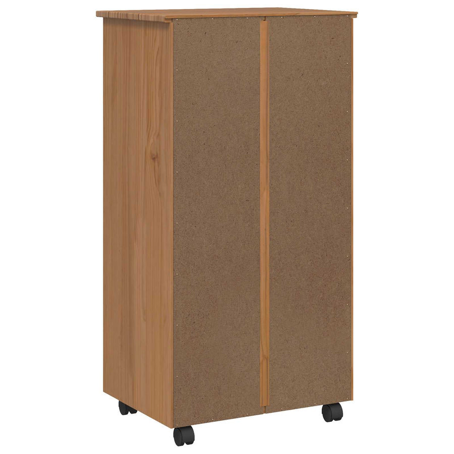 Rolkast met lades CORONA Massief grenenhout en engineered wood