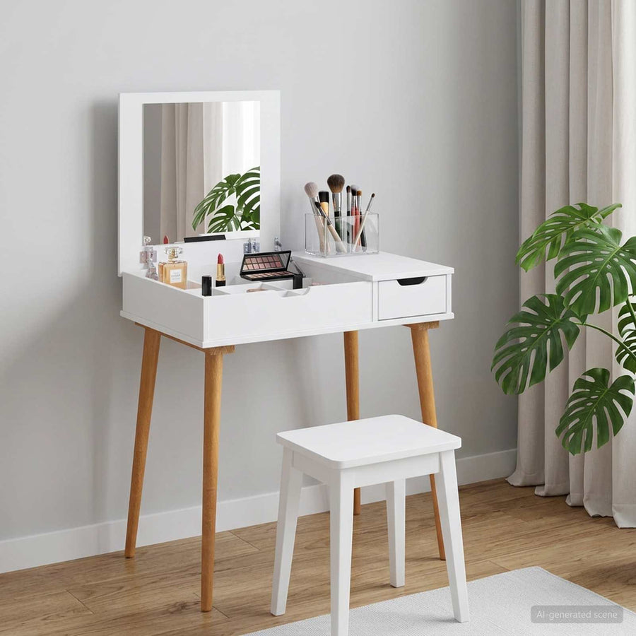 Plafondtafel FAUSKE Wit 76 x 50 x 78 cm