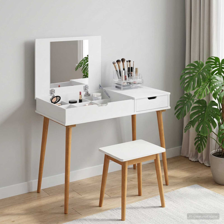 Plafondtafel FAUSKE Wit 100 x 50 x 78 cm