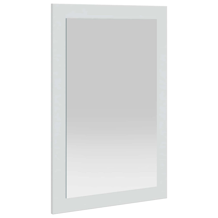 Spiegel FAUSKE Wit 43 x 3,5 x 77 cm Rechthoekig