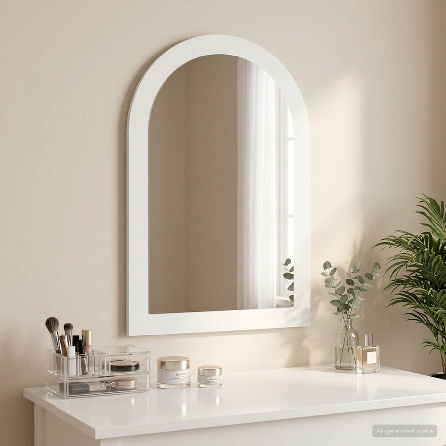 Spiegel FAUSKE Wit 43 x 3,5 x 77 cm