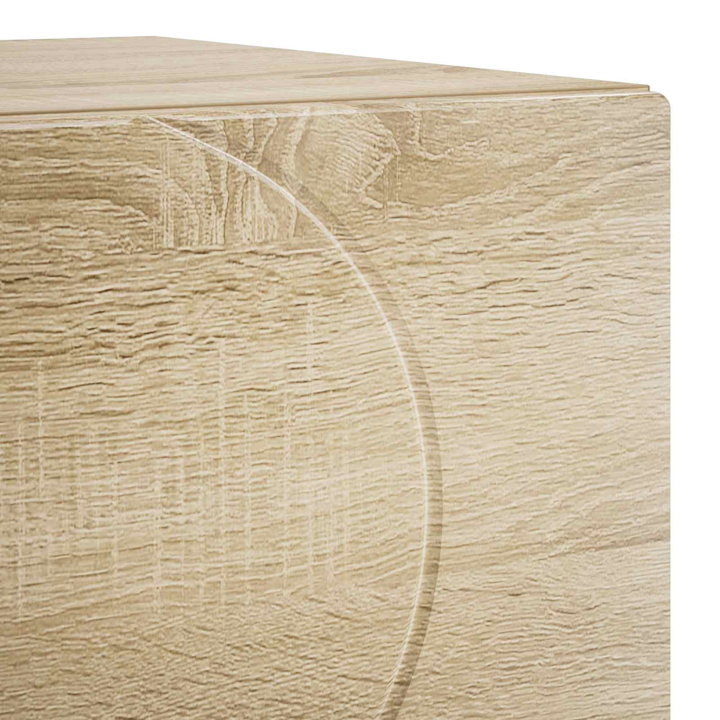 Nachtkastje 2 st Sonoma Eiken 33,5 x 34,5 x 50 cm Bewerkt hout