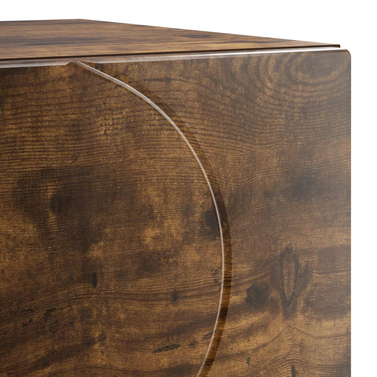 Nachtkastje 2 st Gerookt eiken 33,5 x 34,5 x 50 cm Bewerkt hout