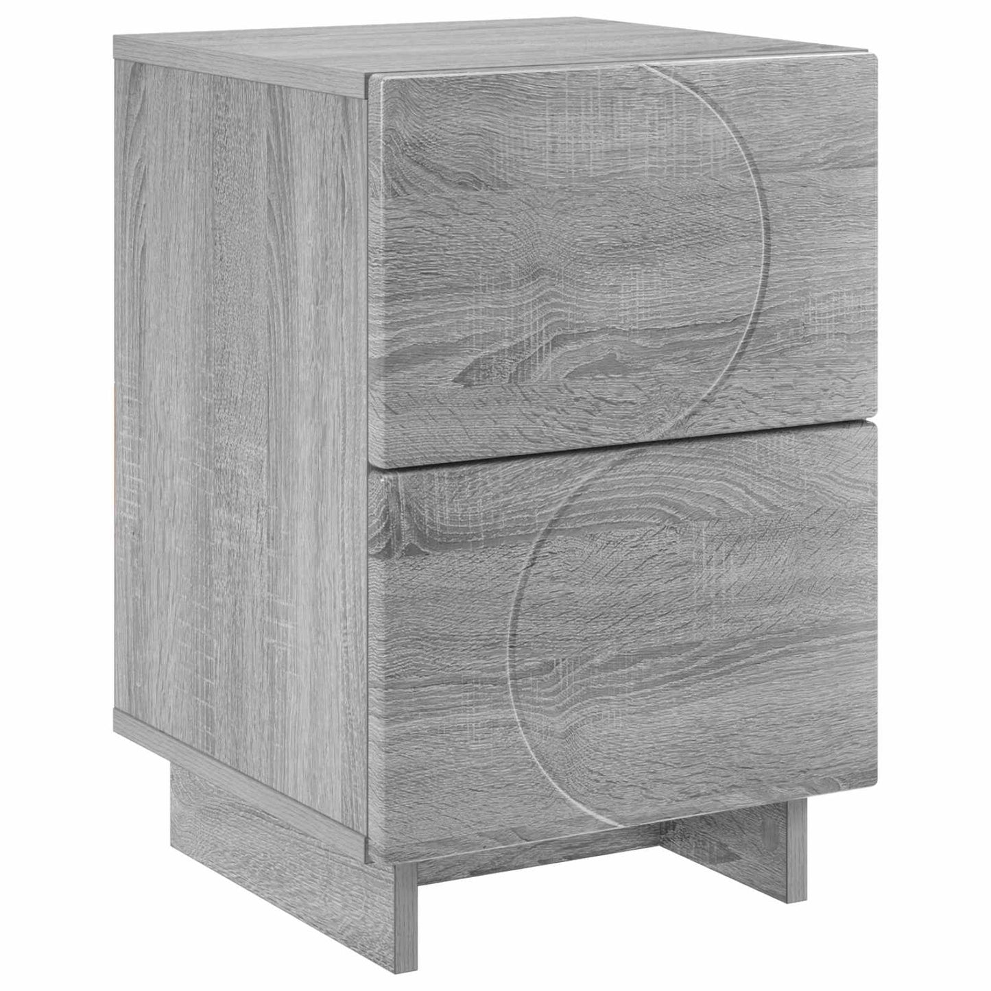Nachtkastje Grijs Sonoma 33,5 x 34,5 x 50 cm Bewerkt hout
