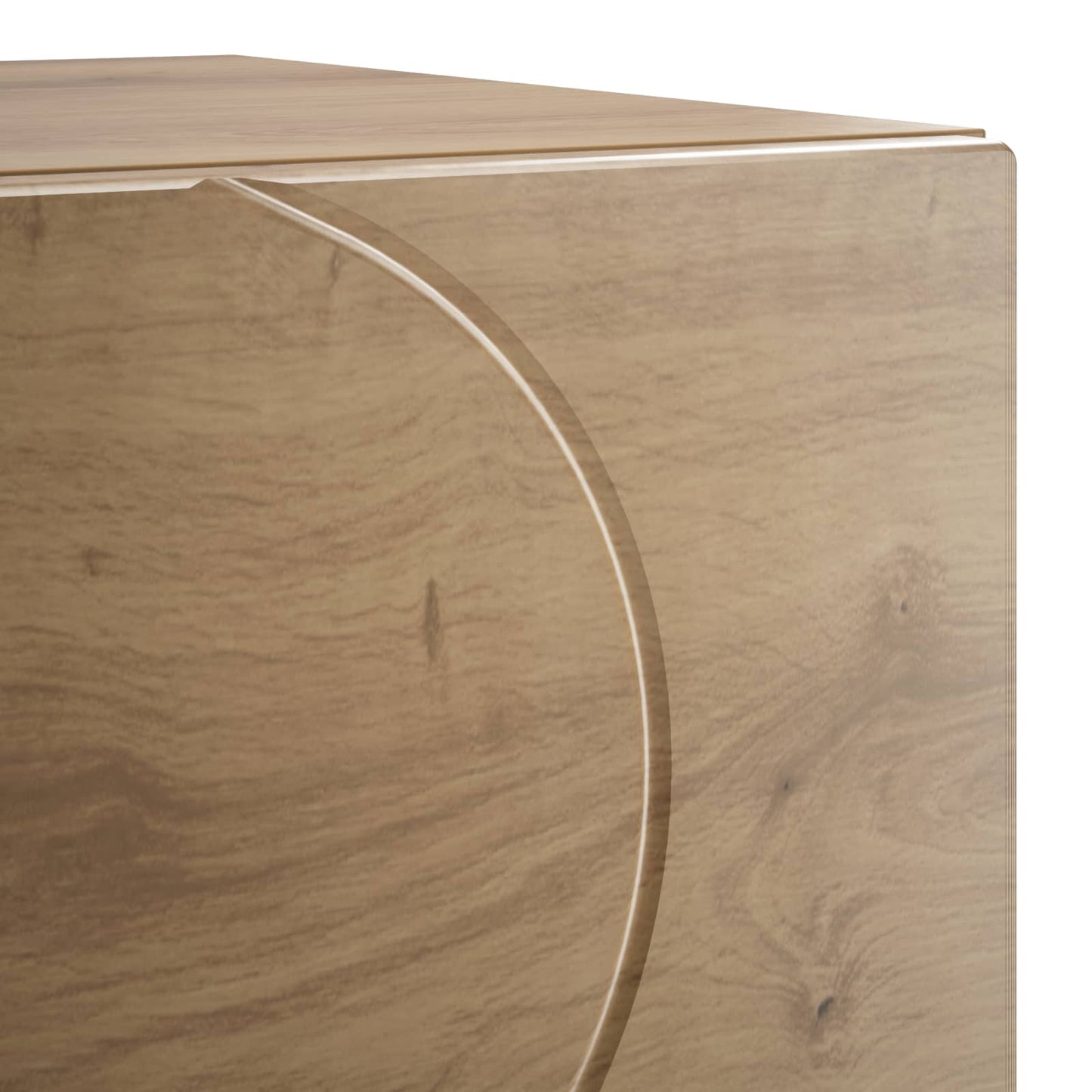 Nachtkastje Artisanaal eiken 33,5 x 34,5 x 50 cm Bewerkt hout